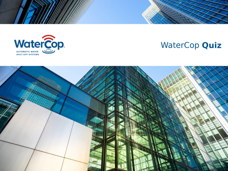 WaterCop Quiz